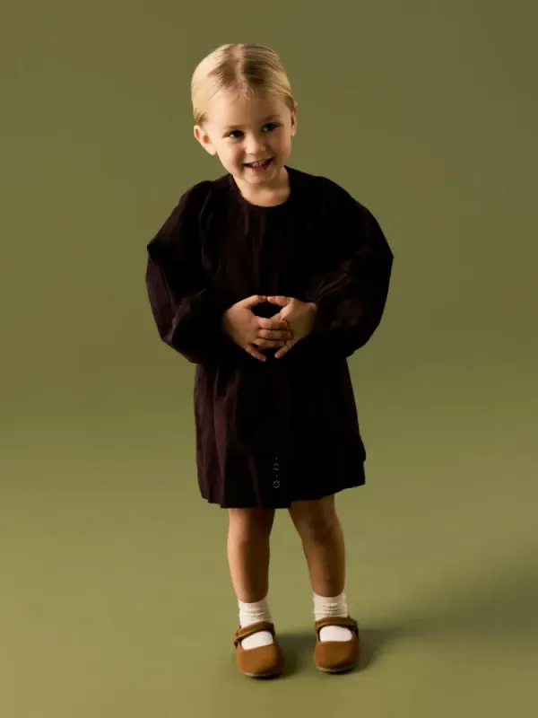 Name It Ninar Dress Chocolate Plum
