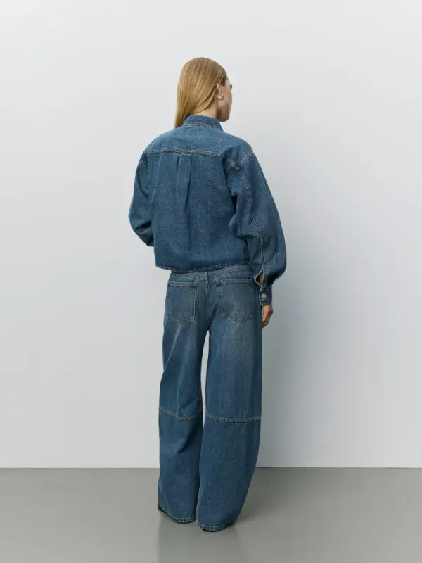Sofie Schnoor Nashima Denim Shirt Denim Blue 
