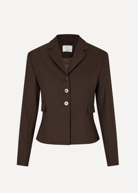 Hovedbilde Five Units Jenny Blazer Dark Brown Melange