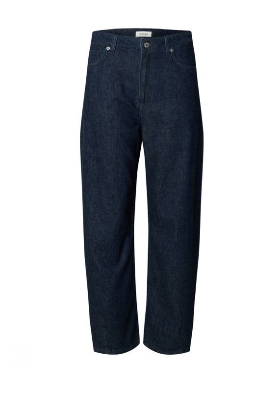 Selected Femme Loose Barrel Hanny Jeans Dark Blue Denim 