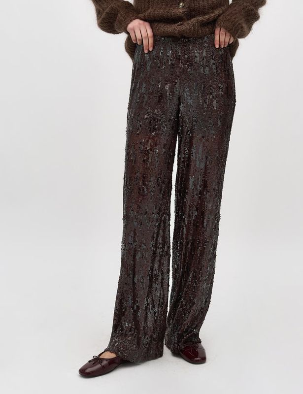 MbyM Kanita Sequins trousers brown