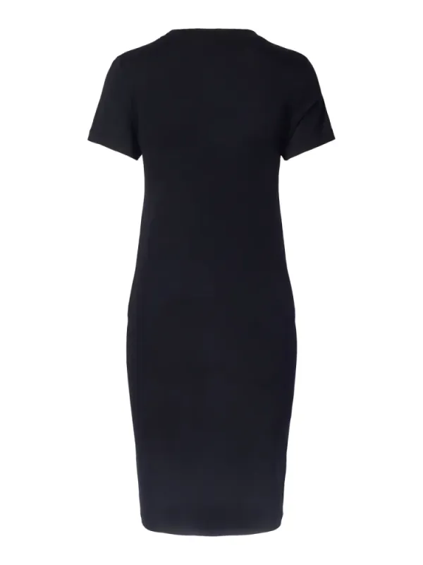 Vera & William Kate T-slip Nattkjole Merinoull / silke Sort