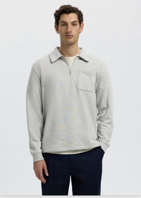 Hovedbilde Selected Homme Scott LS HALF ZIP SWEAT Navy Blazer 