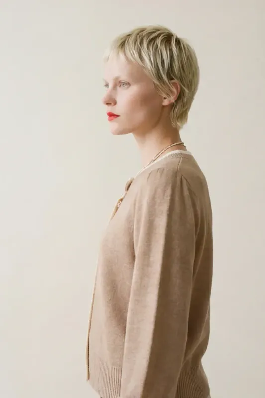 Woodling Malin Cardigan Sand