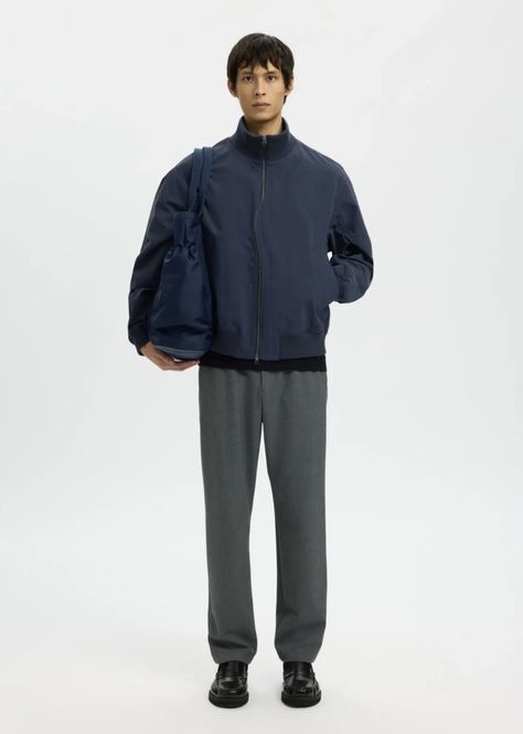 Hovedbilde Selected Homme Dylan Relaxed Bomber Blue
