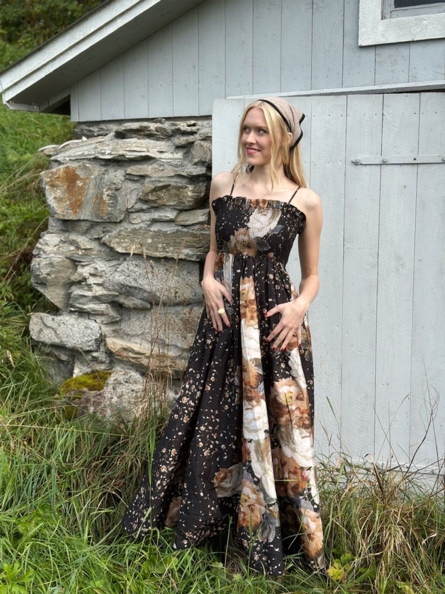 byTiMo Taffeta Gown Dark Rose 
