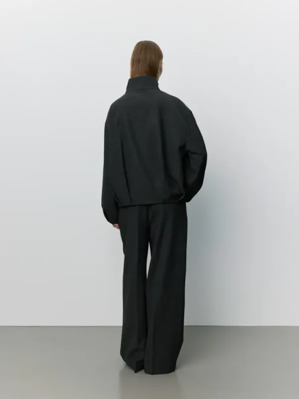 Sofie Schnoor Becky Suting Bomber Jacket Dark Grey