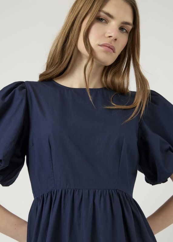 YAS Colea Ankle Dress Navy Blazer 