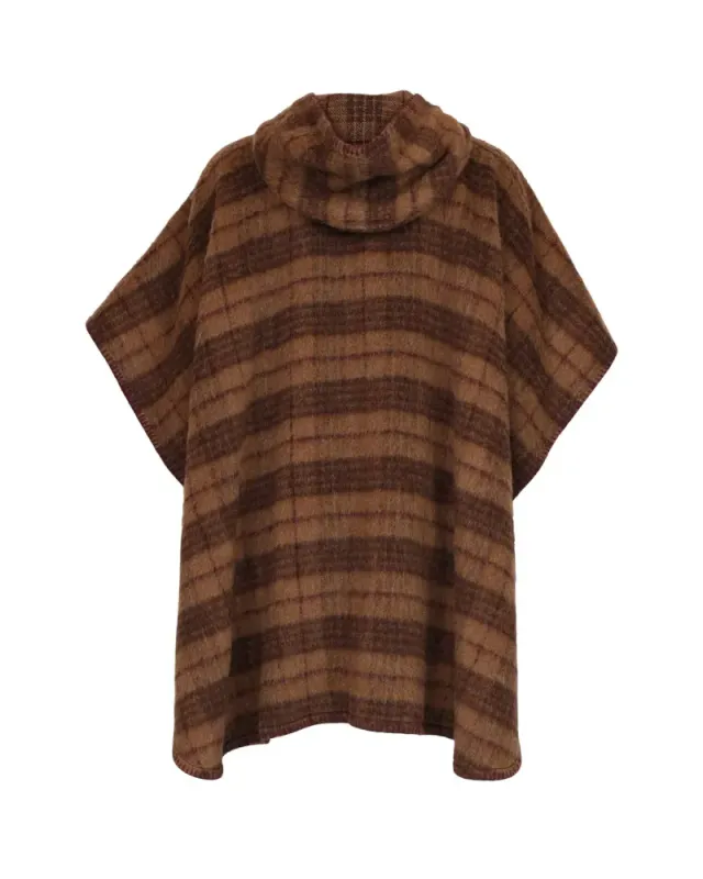 byTiMo Tailored Cape Autumn Checks