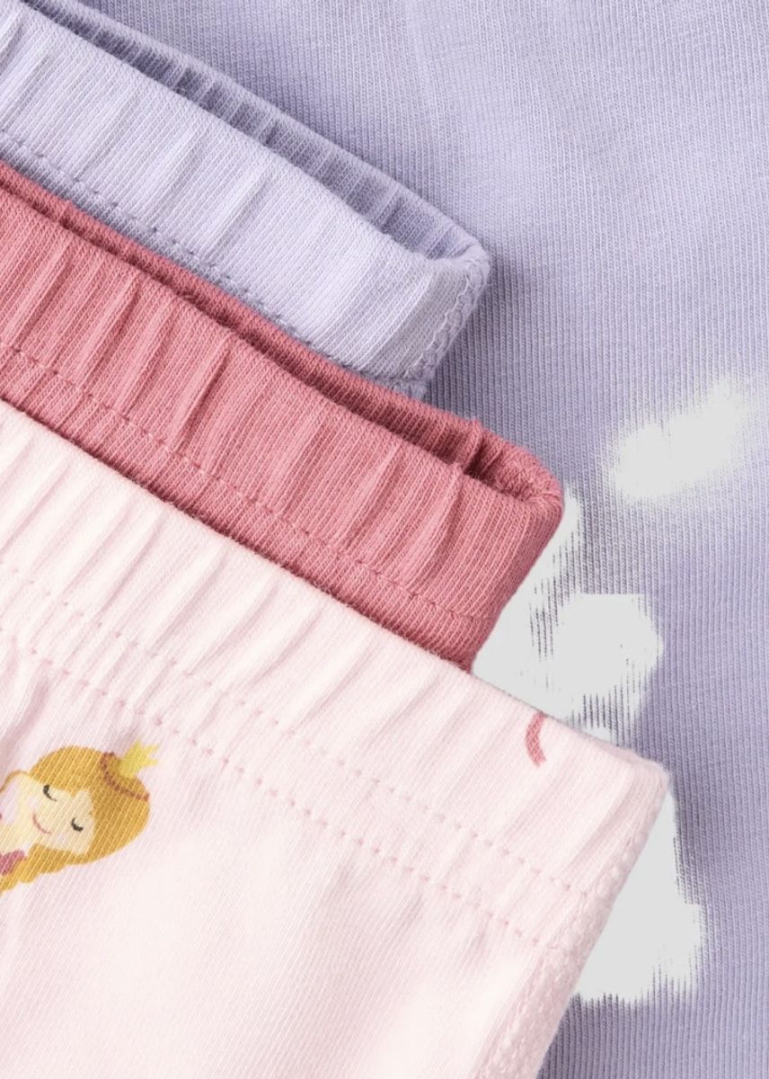 Name It Princess Truser Parfait Pink w/ Mauvewood + Heirloom Lilac