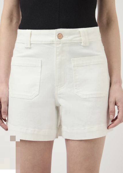 Hovedbilde YAS Nema Denim Shorts Star White 