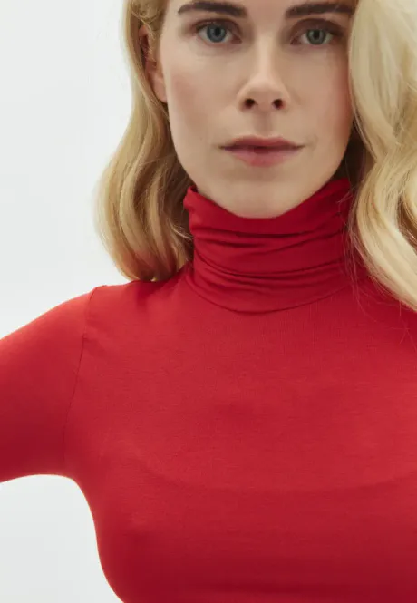Hovedbilde MbyM Ina Basic Blouse Red Aura 