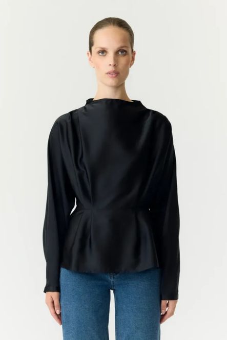 Hovedbilde YAS Pella Funnel Neck Black 