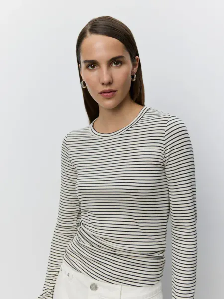 Hovedbilde Sofie Schnoor Petricia Stripe T-shirt long sleeve Grey ...