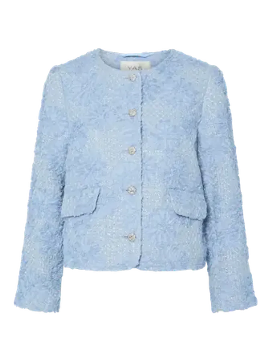 YAS KAVI 7/8 JACKET - SHOW Halogen Blue