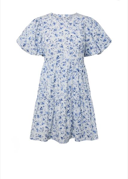 Hovedbilde YAS Colea Dress Pristine Blue donna print