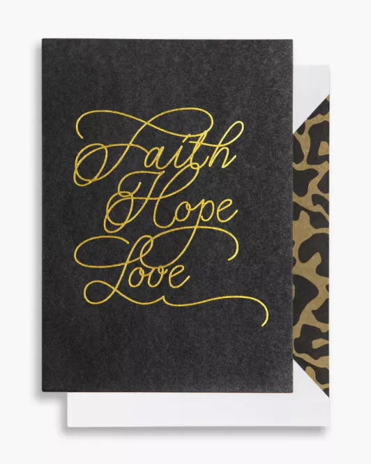 Hovedbilde Cardsome Faith Hope Love 
