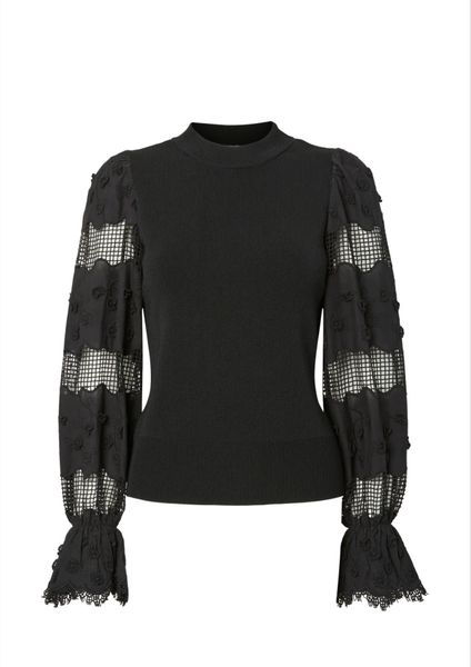 Hovedbilde Yas Mikke Black knit pullover