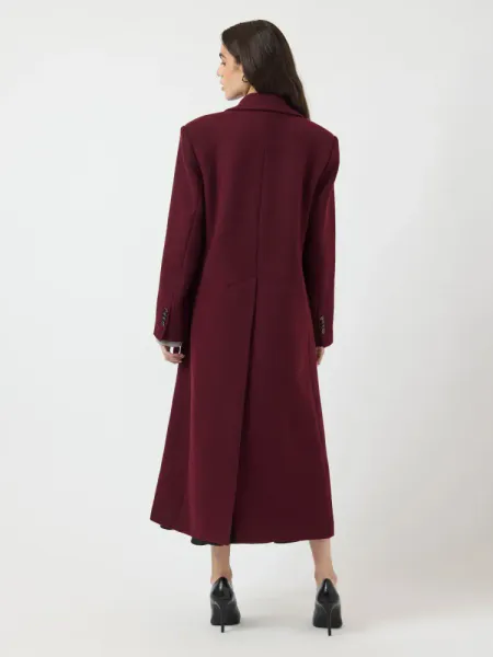 Hovedbilde YAS Royla Coat Wool Blend Port Royale