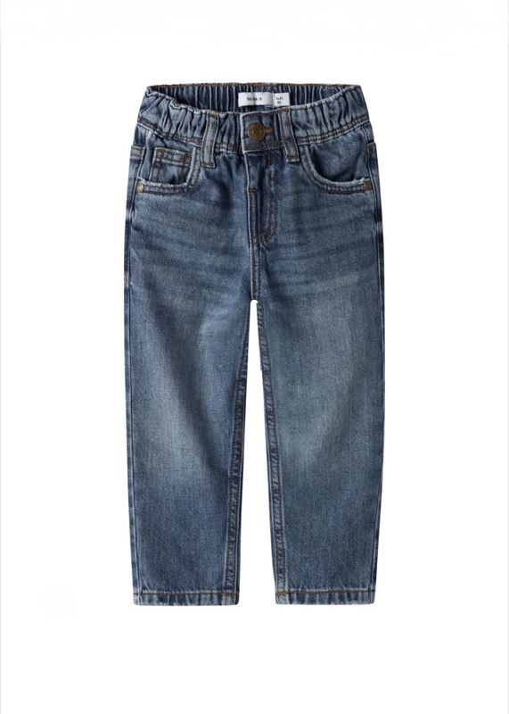 Name It Silas Tapered Jeans medium blue denim