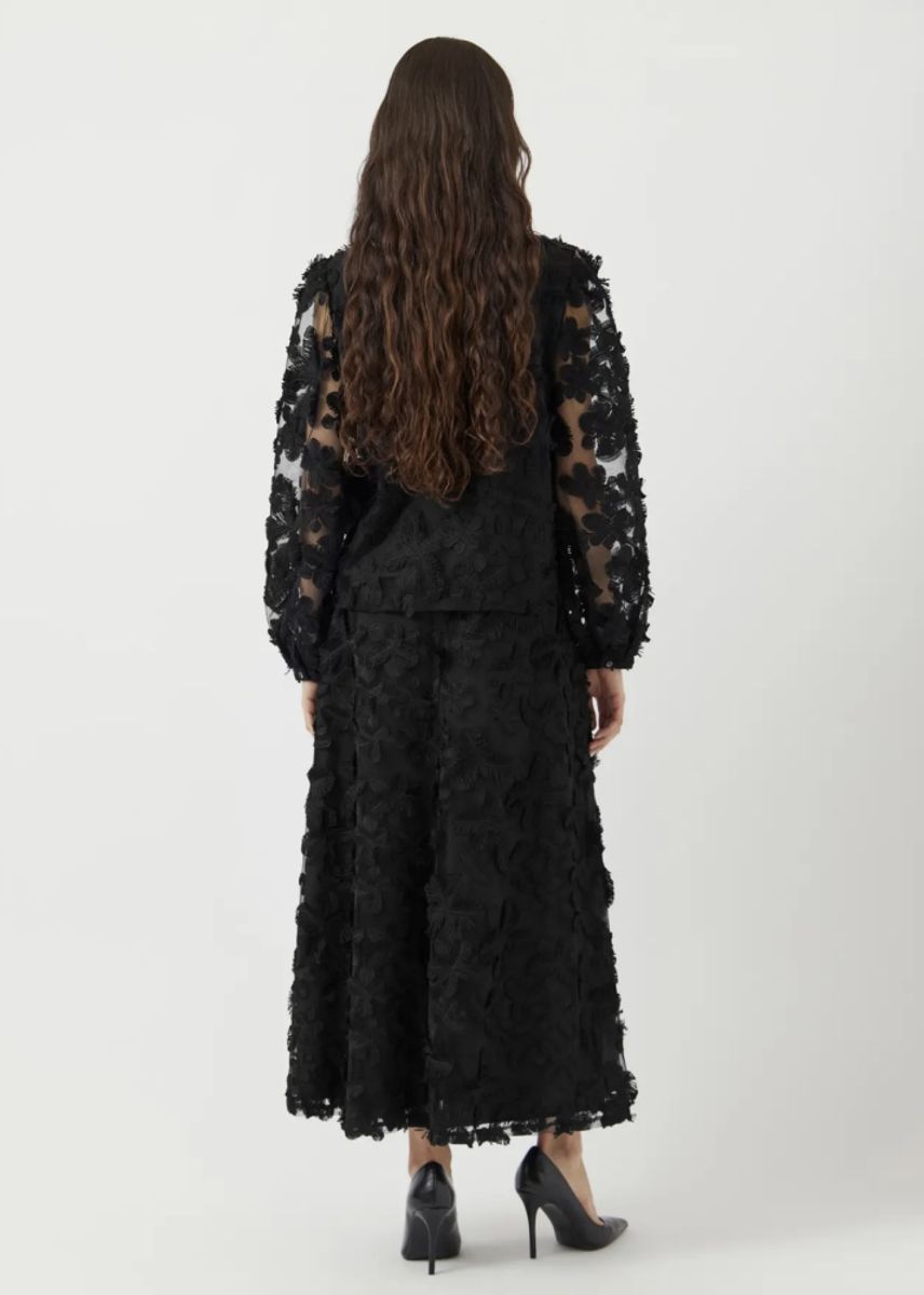 YAS Karly Skirt Black