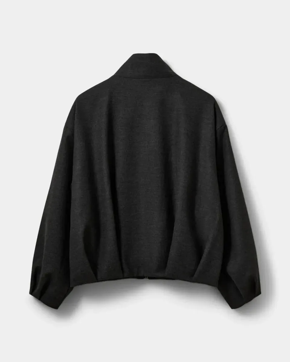 Sofie Schnoor Becky Suting Bomber Jacket Dark Grey