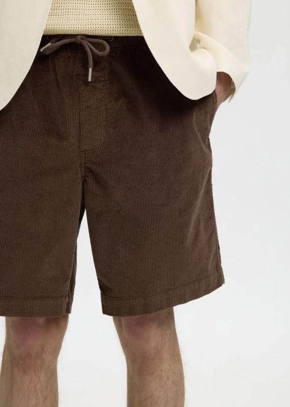 Selected Man Corduroy Shorts Bracken