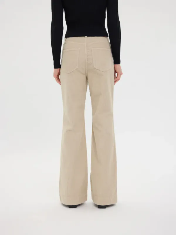 Five Units Odette Regular  Cordfløyel Winter White 