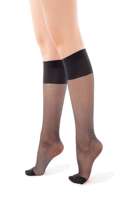Hovedbilde Omero Alpha 20 knestrømper Nero
