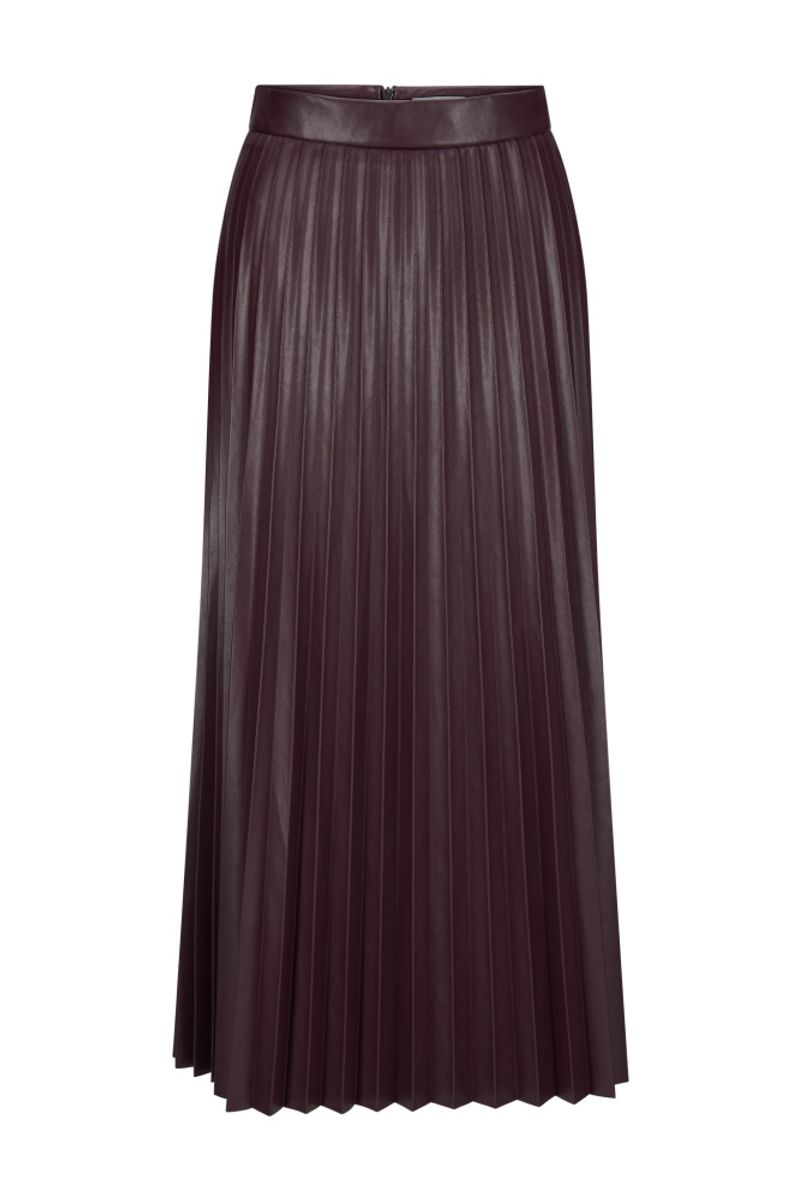 Katrin Uri Austen Pleated Skirt Bordeaux