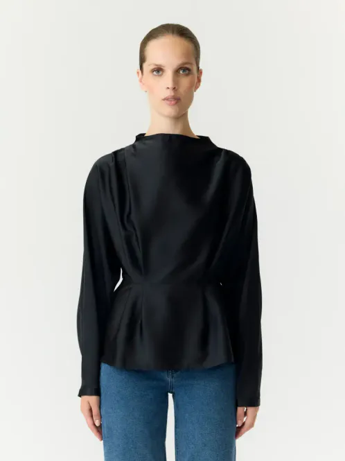 Hovedbilde YAS Pella Funnel Neck Black 