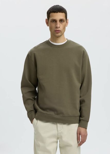 Hovedbilde Selected Homme Tom Soft Crew Neck Sweat Kalamata