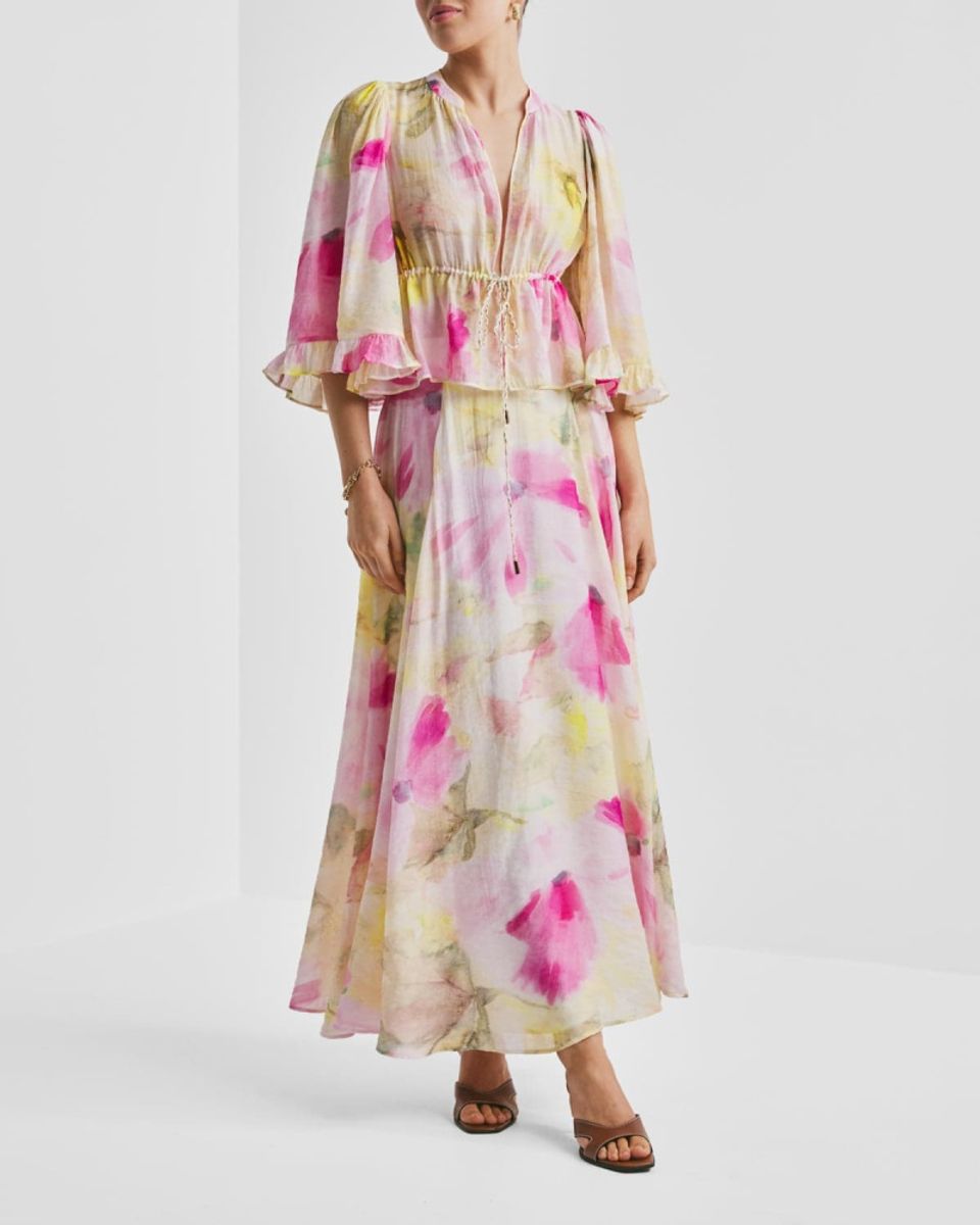 byTiMo Bohemian Maxi Skirt Daylight 