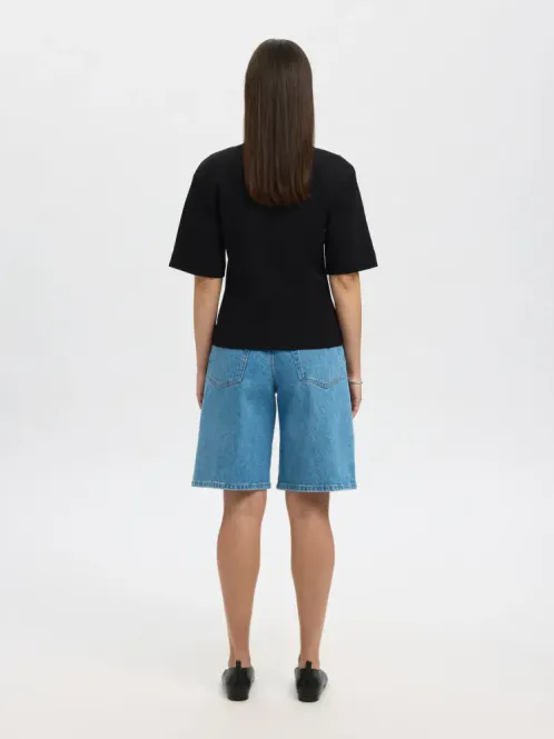 Hovedbilde Selected Femme Mesa Tee Black